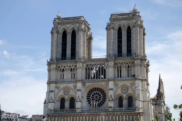Katholieke Kathedraal Notre Dame Parijs Frankrijk Europa — Stockfoto