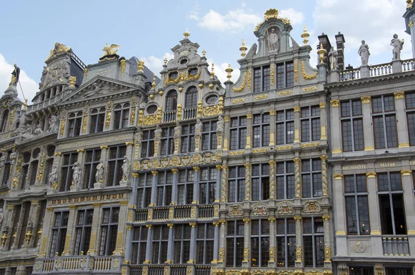 Edificio Antiguo Grand Place Grand Square Patrimonio Humanidad Por Unesco —  Fotos de Stock