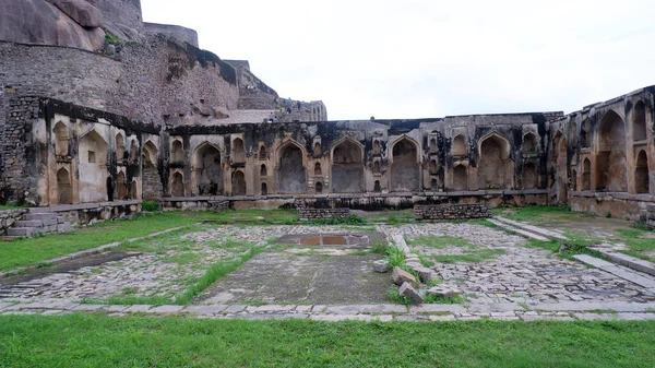 Citadel Complex Hall Golkonda Fort Hyderabad Telangana India — стокове фото