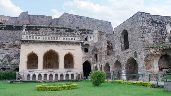 Τζαμί Taramati Φρούριο Golkonda Hyderabad Telangana Ινδία — Φωτογραφία Αρχείου