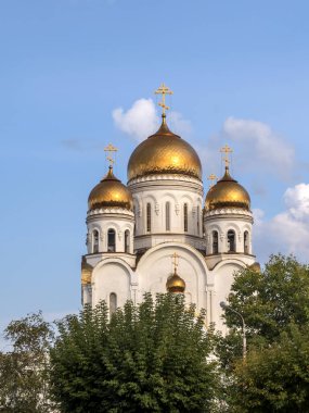 Sibirya 'daki Rus Ortodoks Katedrali.