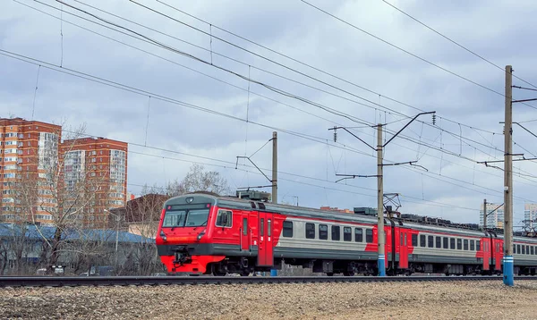 Commuter rail is riding on the Trans-Siberian railroad.