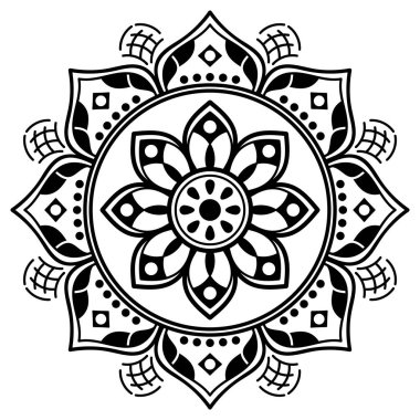 Kalıplı siyah beyaz çember