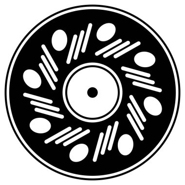 Kalıplı siyah beyaz çember