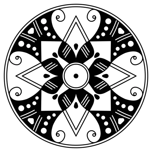 Kalıplı siyah beyaz çember