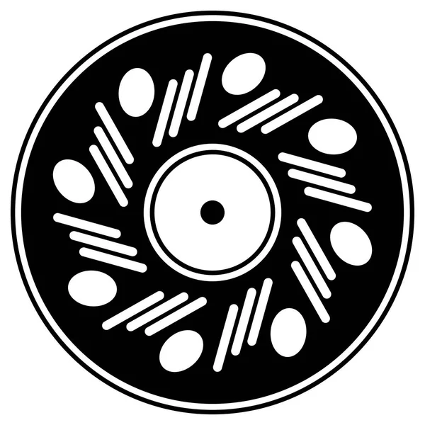 Kalıplı siyah beyaz çember