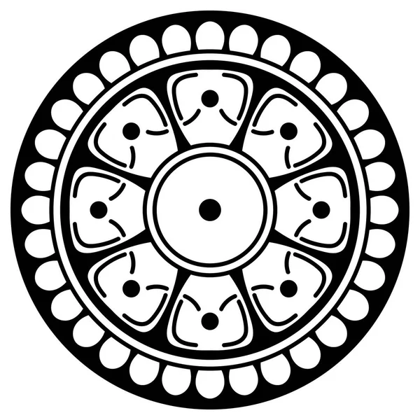 Black White Circle Patterns Stock Image