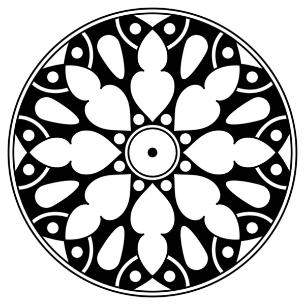 Black White Circle Patterns Royalty Free Stock Images
