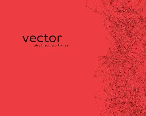 Vetor partículas abstratas — Vetor de Stock