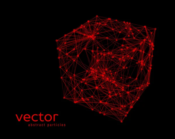Illustration vectorielle abstraite du cube — Image vectorielle