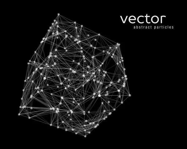 Ilustração vetorial abstrata do cubo — Vetor de Stock