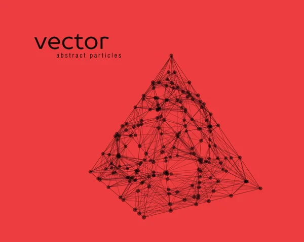 Анотація Векторна ілюстрація піраміди — стоковий вектор