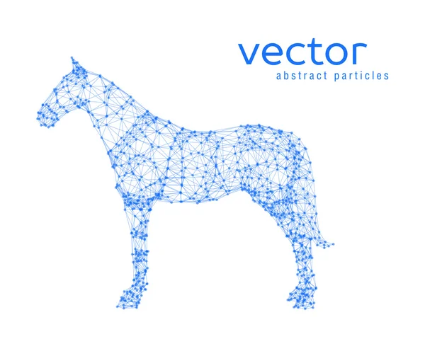 Анотація Векторна ілюстрація коня — стоковий вектор