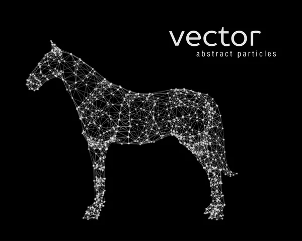 Анотація Векторна ілюстрація коня — стоковий вектор