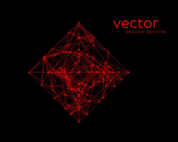 Ilustración abstracta vectorial de forma simple - rombo . — Archivo Imágenes Vectoriales