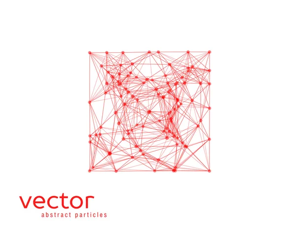 Vektor abstrakte Darstellung einfacher Form - Quadrat. — Stockvektor