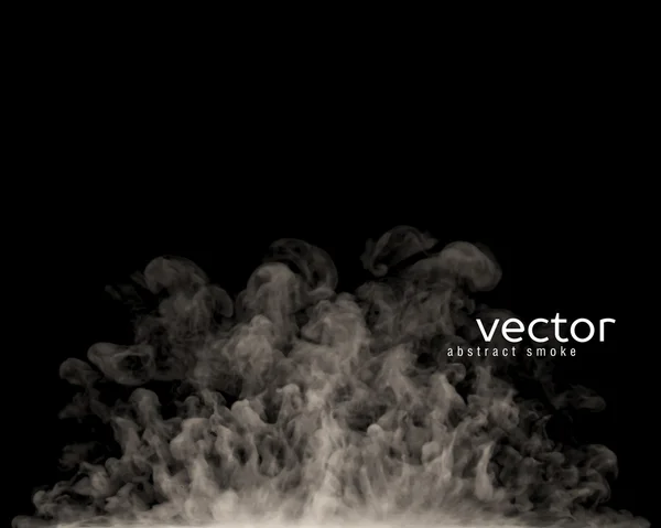 Vektor illustration av grå rök — Stock vektor