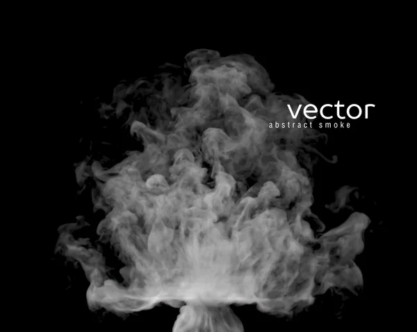 Vektoros illusztráció: szürke füst — Stock Vector