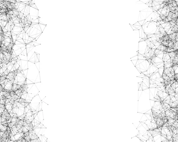 Sibernetik parçacıkları ile dijital arka plan