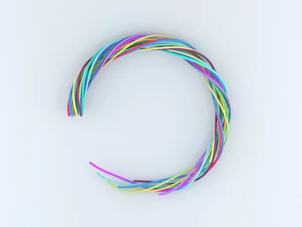 Cirkel av tråd — Stockfoto