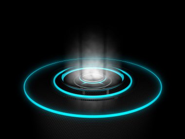 Mavi daireler ile sibernetik platformu