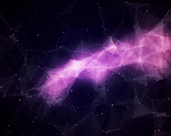 Nebulosa rosa abstracta — Foto de Stock