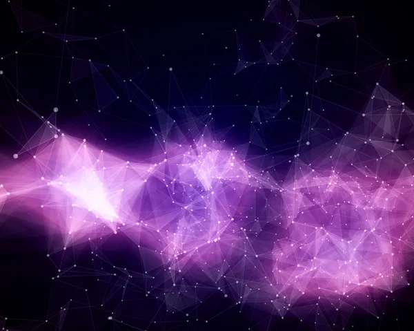 Violet abstract nebula — Stock Photo, Image