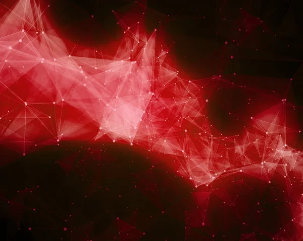 赤の抽象的な星雲 — ストック写真