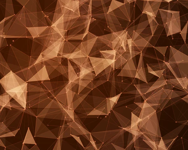 Digital background with geometric particles — Stock Photo, Image