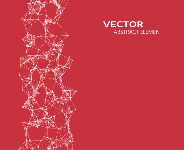 Elemento vectorial de partículas cibernéticas — Archivo Imágenes Vectoriales