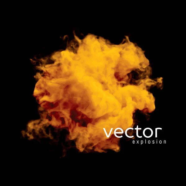 Vectorillustratie van brand explosie — Stockvector