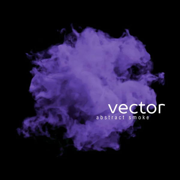 Ilustración vectorial de humo violeta — Vector de stock