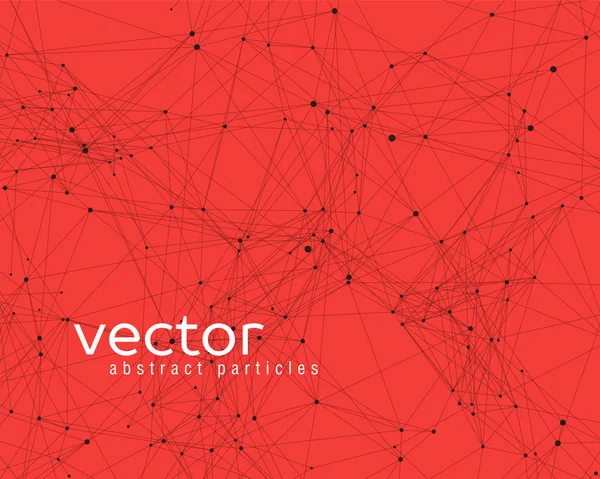 Elemento vettoriale delle particelle cibernetiche — Vettoriale Stock