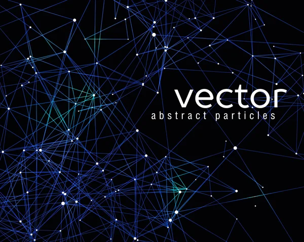 Élément vectoriel des particules cybernétiques — Image vectorielle