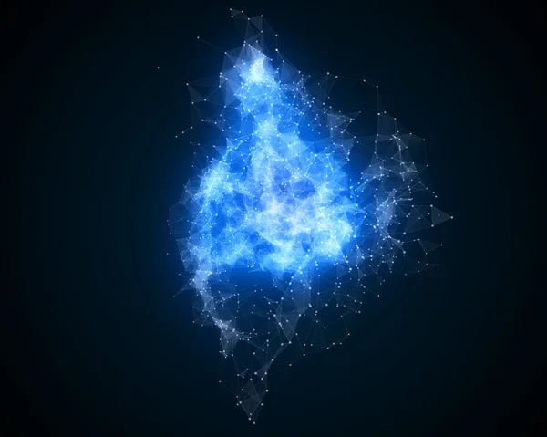 Nebulosa abstrata no espaço — Fotografia de Stock