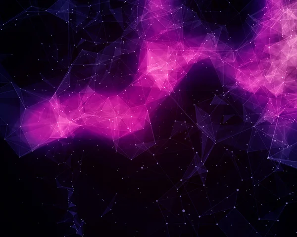 Abstrakt nebulosa i rymden — Stockfoto