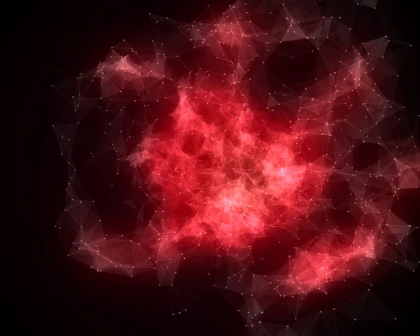 Abstrakt nebulosa i rymden — Stockfoto