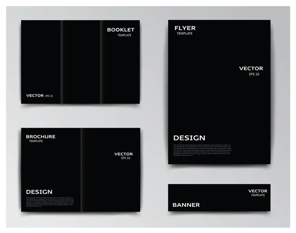 Šablona: brožury, brožury, letáku a banner — Stockový vektor