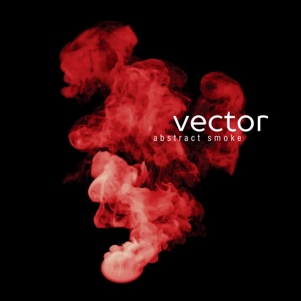 Kırmızı duman vektör çizim