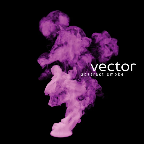 Ilustración vectorial de humo violeta — Archivo Imágenes Vectoriales