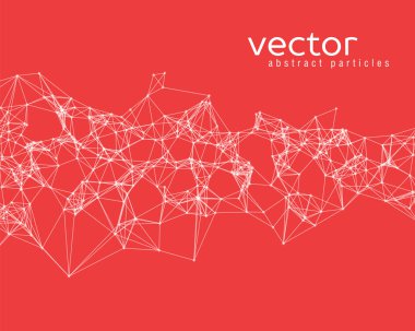 Vector abstract particles clipart