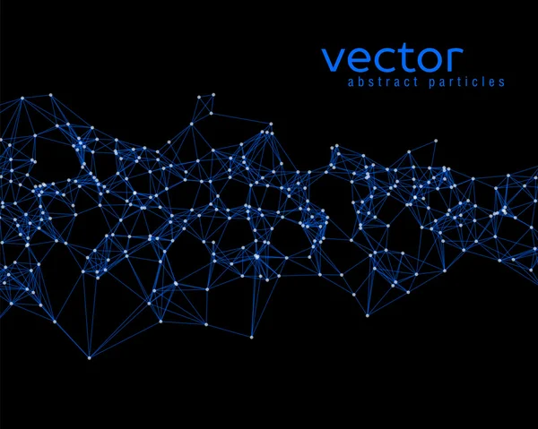 Partículas abstractas vectoriales — Archivo Imágenes Vectoriales