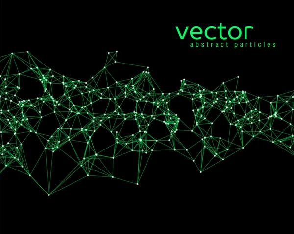 Vetor partículas abstratas — Vetor de Stock