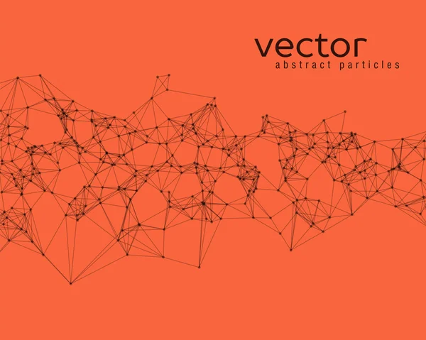 Particelle astratte vettoriali — Vettoriale Stock