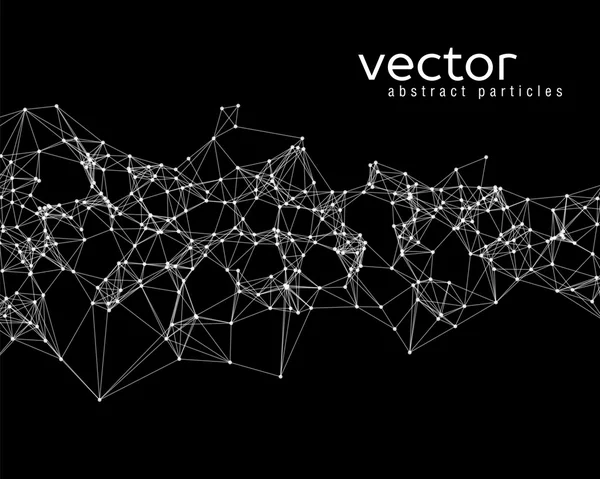 Vector abstract particles — Stock Vector