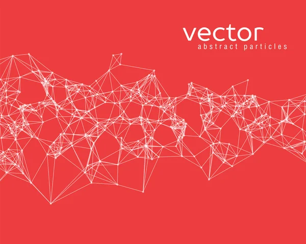 Vector abstrakt partiklar — Stock vektor