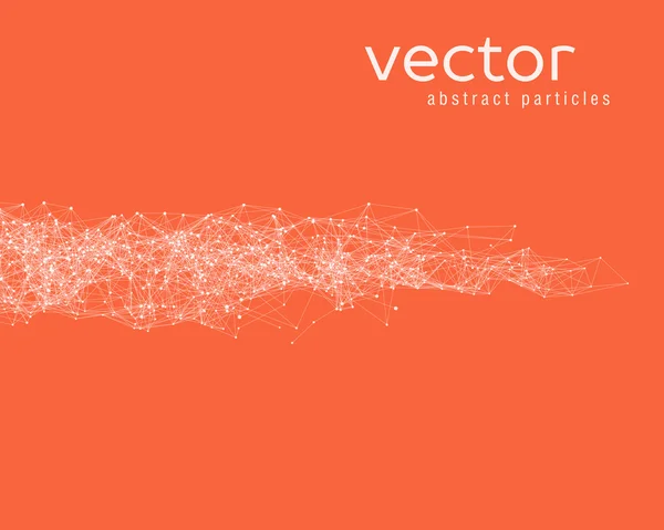 Vector abstract particles — Stock Vector