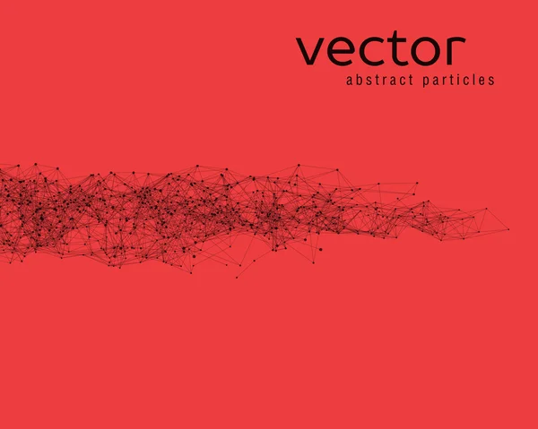 Vector abstract particles — Stock Vector