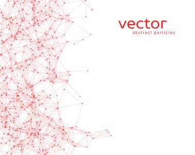 Vector abstract particles clipart