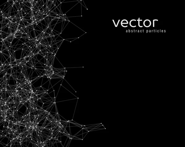 Vector abstracte deeltjes — Stockvector